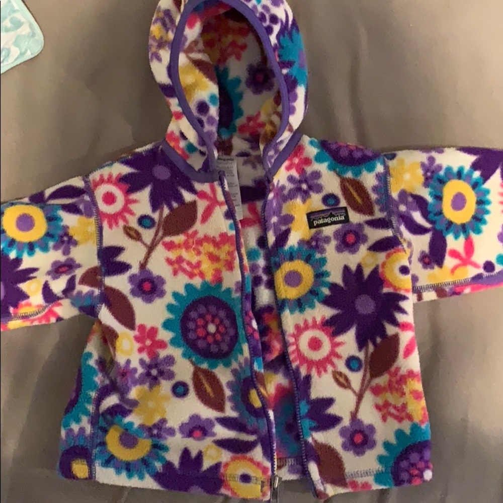 Patagonia toddler fleece coat